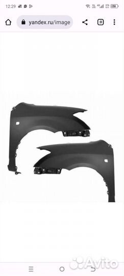 Крыло переднее левое toyota Corolla 120 рестайл