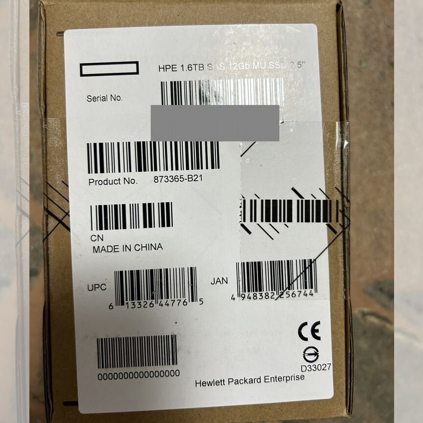 [873365-B21] Жесткий Диск Ssd Sas 1.6tb 873365-B21 G8-G10