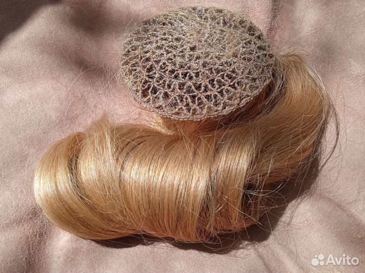 Натуральный шиньон макс до 30см