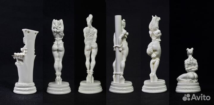 Коллекционный набор эротических шахмат 