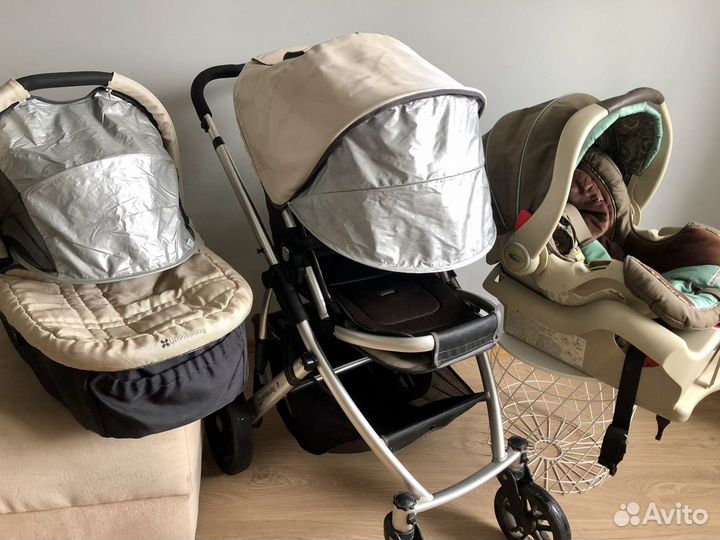Коляска 2 в 1 Uppa Baby Vista. Детская автолюлька