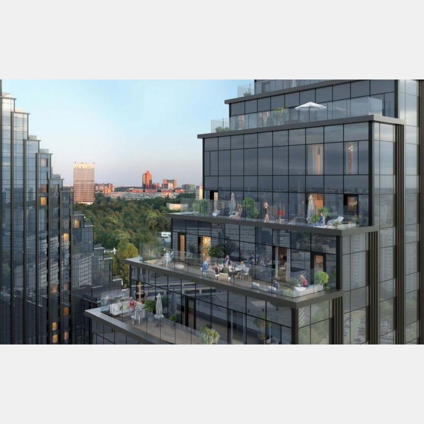 1-к. квартира, 39,8 м², 34/58 эт.