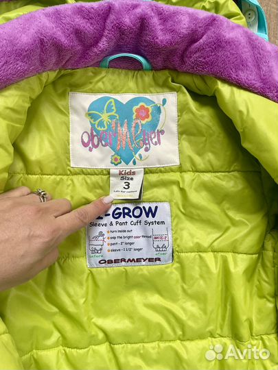 Костюм obermeyer 3 года куртка и полукомбинезон