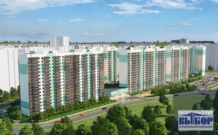 2-к. квартира, 55,7 м², 5/17 эт.