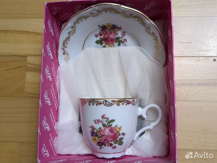 Чашка с блюдцем Подарочный набор