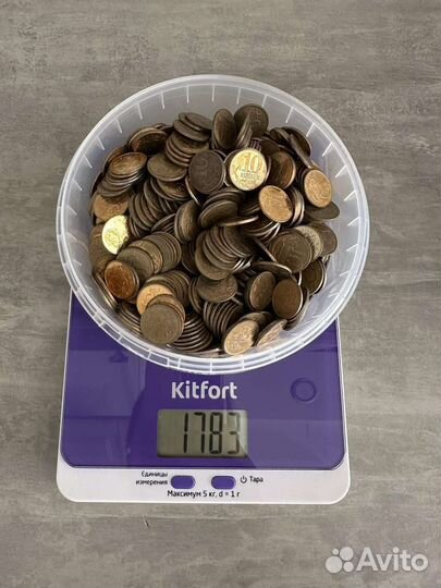 Монеты 10 копеек 800 штук