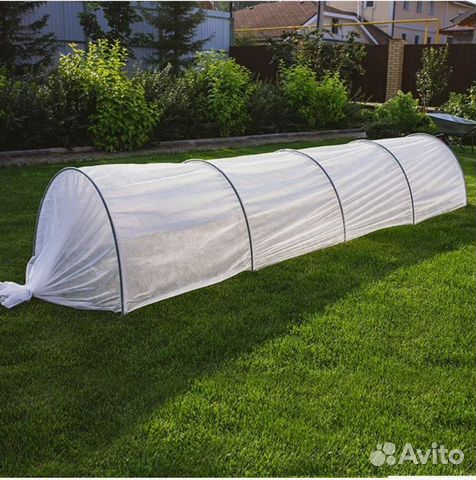 Парник прошитый 6 м укрываемый