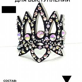 Диадема украшение на пучок для гимнастки