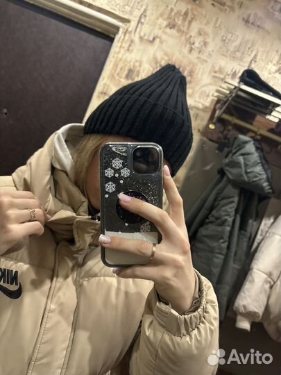 Пуховик зимний длинный женский