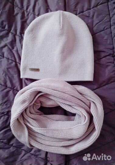 Шапка и снуд на осень размер 52-54
