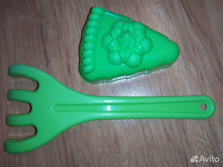 Форма формочка для песочницы пирожное грабли