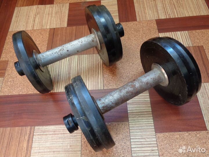 Гантели разборные, б/у (10 кг)