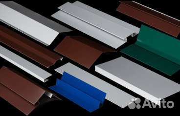 Элементы кровли из металла с полимерным покрытием