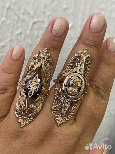 Золотое кольцо женское