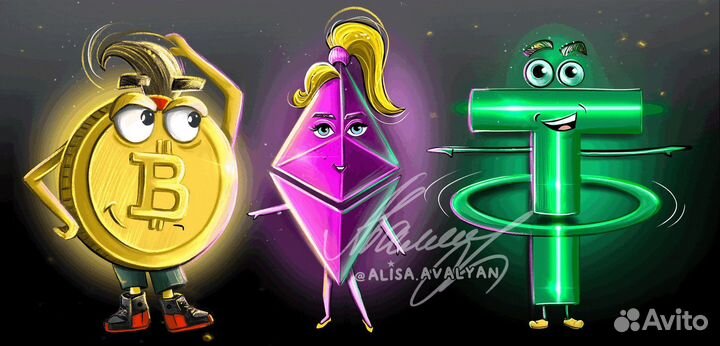 Персонажи, иллюстрации для бизнеса