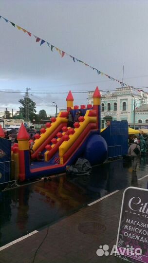 Батут большой б/у один сезон