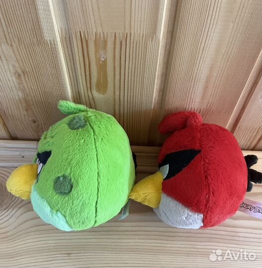 Мягкие игрушки Angry Birds 2шт