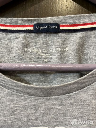 Футболка женская серая Tommy Hilfiger опигинал