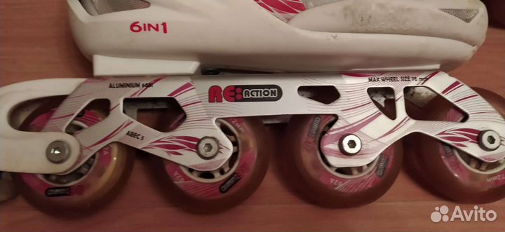 Ролики раздвижные 36 размер