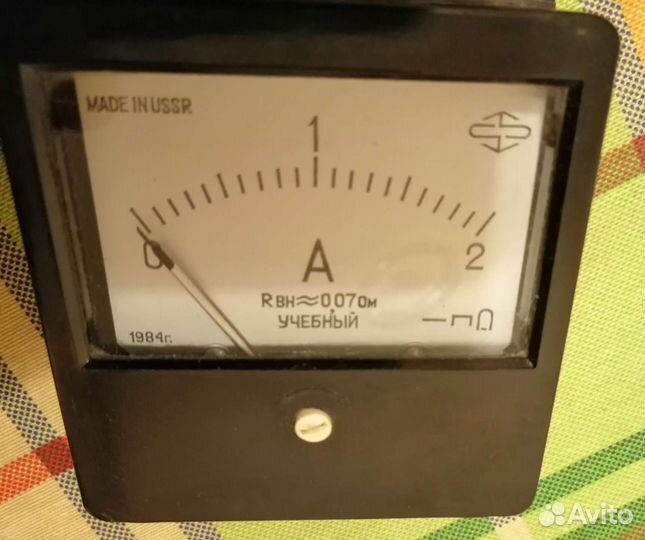 Амперметр учебный новый