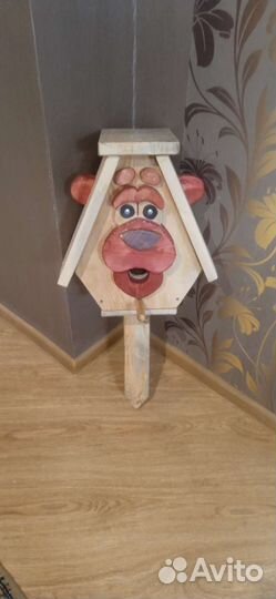 Скворечник в виде медведя