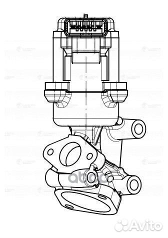 Клапан EGR (рециркуляции выхл. газов) для а/м Land