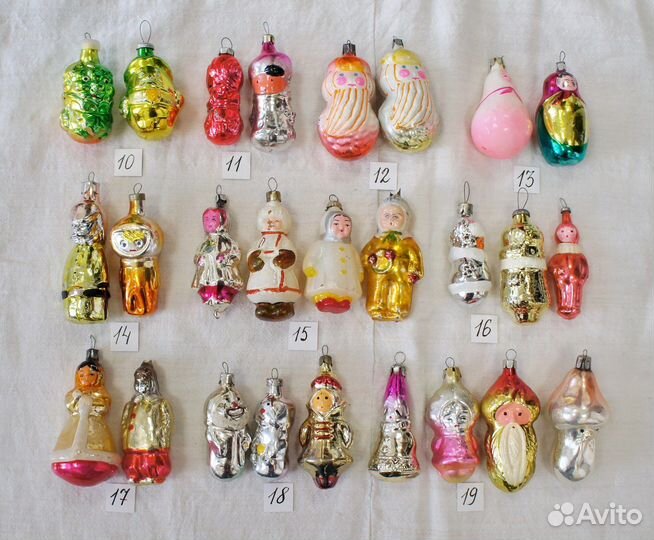 Елочные игрушки СССР