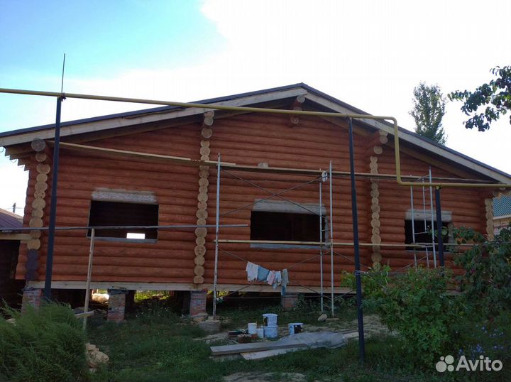 Конапатка,Шлифовка,Покраска