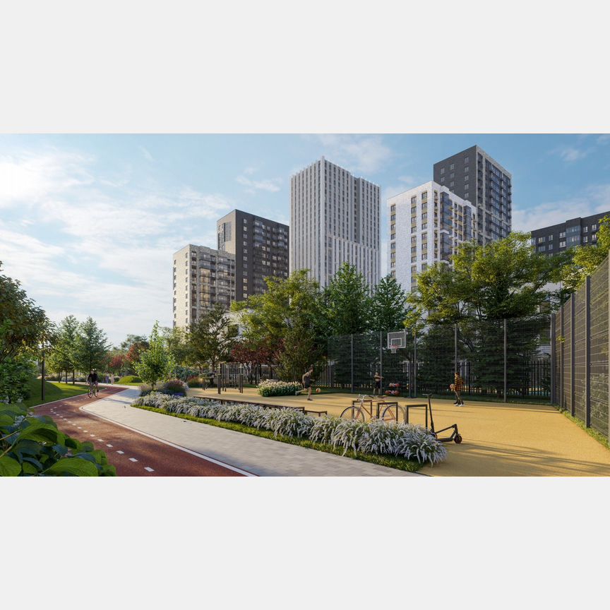 2-к. квартира, 66,6 м², 6/23 эт.