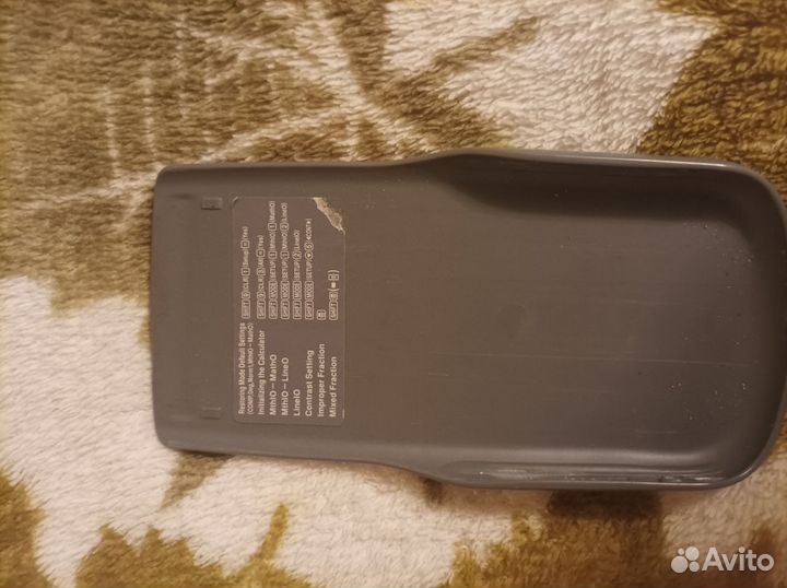 Калькулятор casio FX-82ES plus, черный