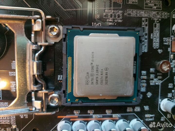 Intel core i5 3470 + мат. плата + 8гб озу (X2)