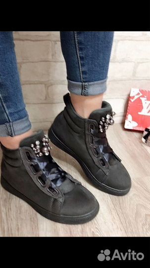 Ботфорты зимние, осень-весна ботинки, летняя обувь