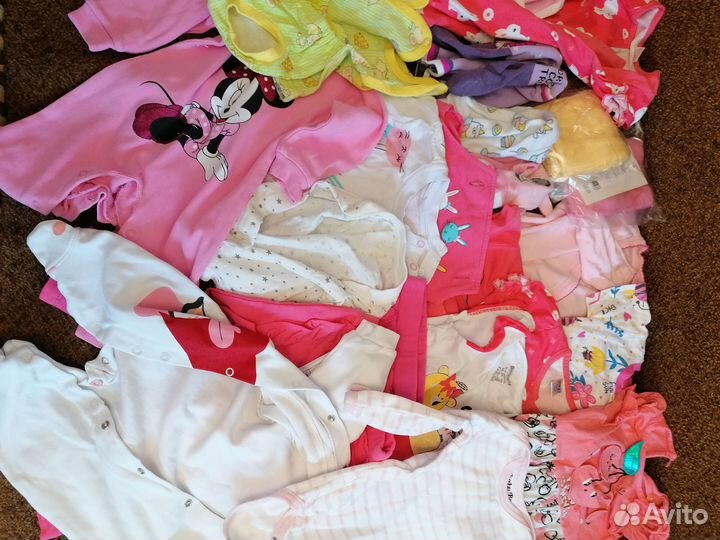 Детские вещи пакетом для девочки 62-68