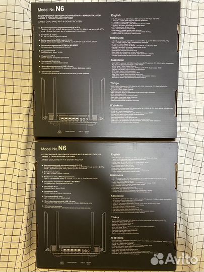 Роутер Netis N6 AX1800 Wi-Fi 6 KeeneticOS 4.2.4