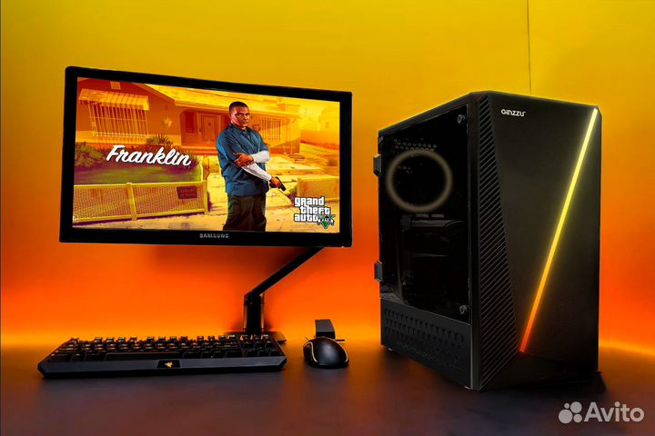 Игровой пк Intel 6 ядер/ 6 GB 1660 super/ 16 DDR4
