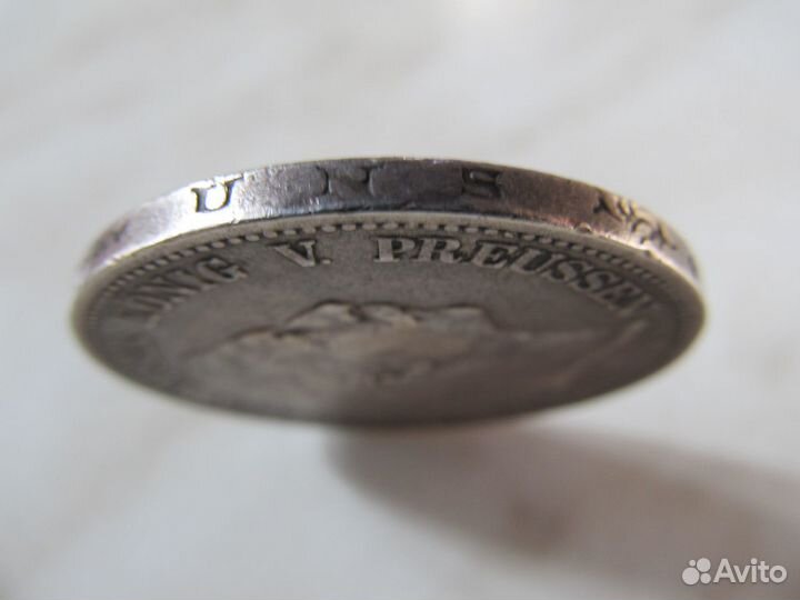 5 марок Германия 1903 г. серебро