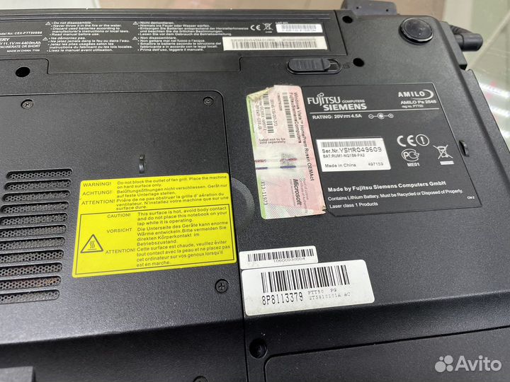 Ноутбук Fujitsu-Siemens amilo Pa 2548