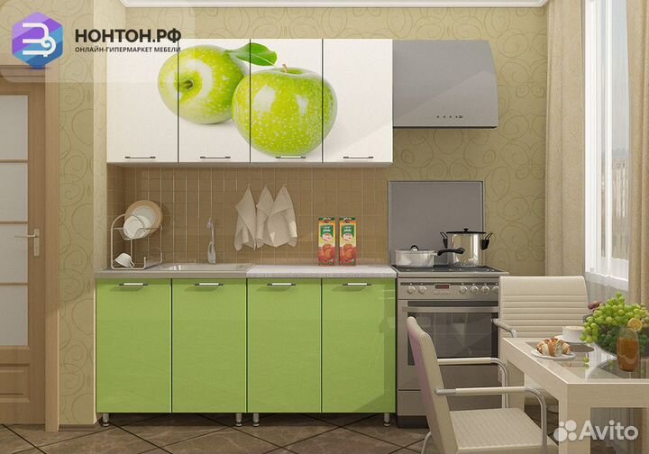 Кухня Яблоко 1.6 м