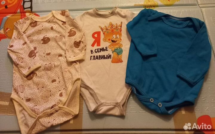 Боди для мальчика 68