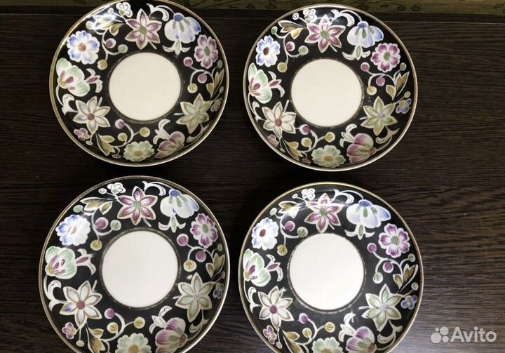 Старинное чайное блюдце. Вербилки. 1954-1963гг