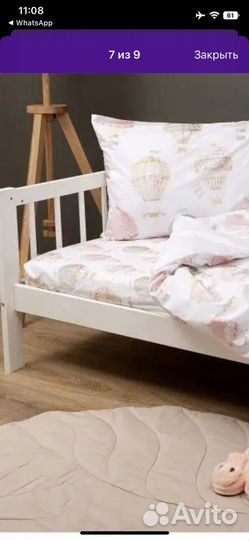 Простынь на резинке новая