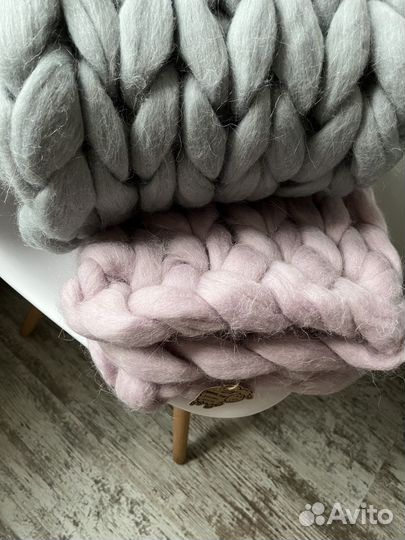 Плед из шерсти мериноса