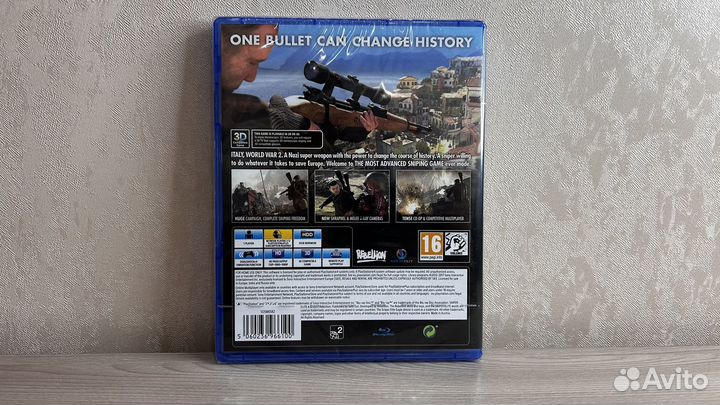 Sniper Elite 4 ps4 Новый диск