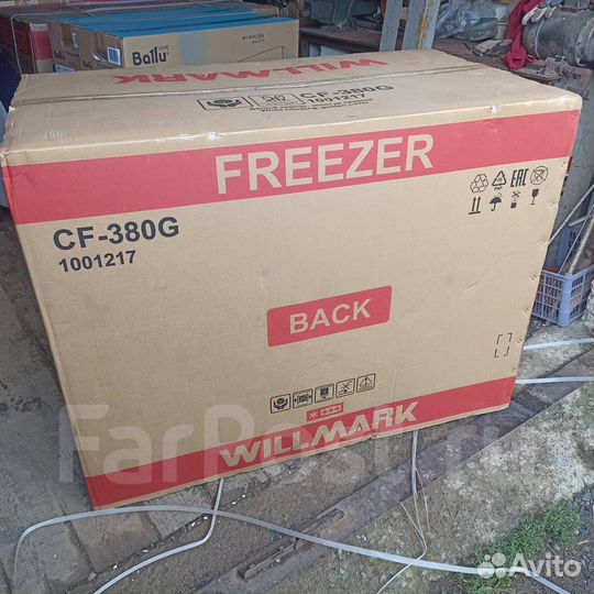 Морозильный ларь willmark CF-380G компр. toshiba