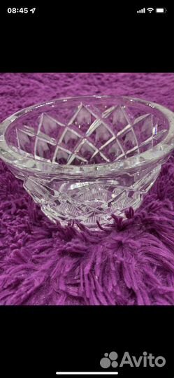 Хрустальная ваза, салатники-конфетницы