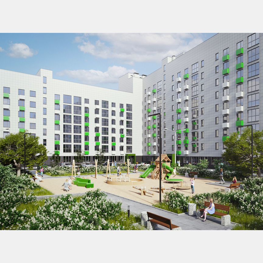 1-к. квартира, 33,9 м², 9/9 эт.