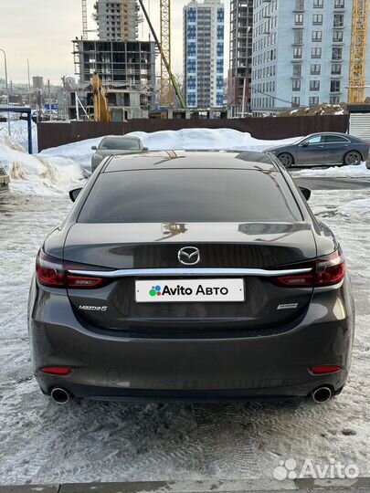 Mazda 6 2.5 AT, 2018, битый, 107 900 км