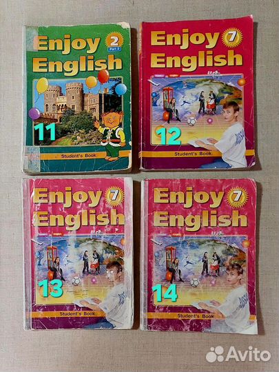 Англ. язык: учебники 1-9 кл, книги, разговорники