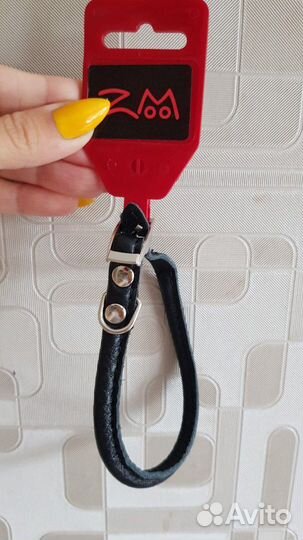 Новый кожанный ошейник для шпица или чихуа