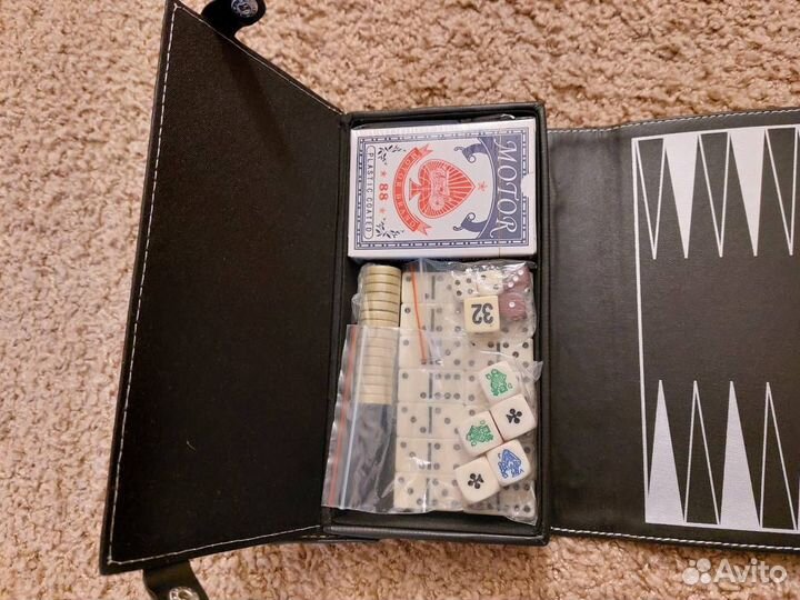 Дорожный набор настольных игр (6 игр)